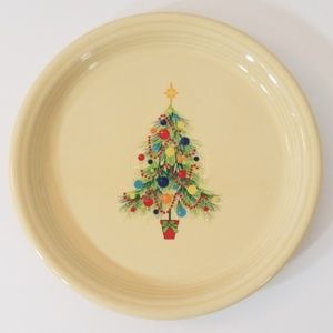 Fiesta Christmas Tree Plate Serving Plate  9"